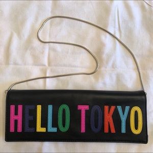 Kate Spade clutch with chain